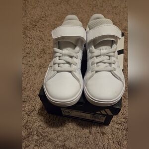 Adidas Kids White Sneakers